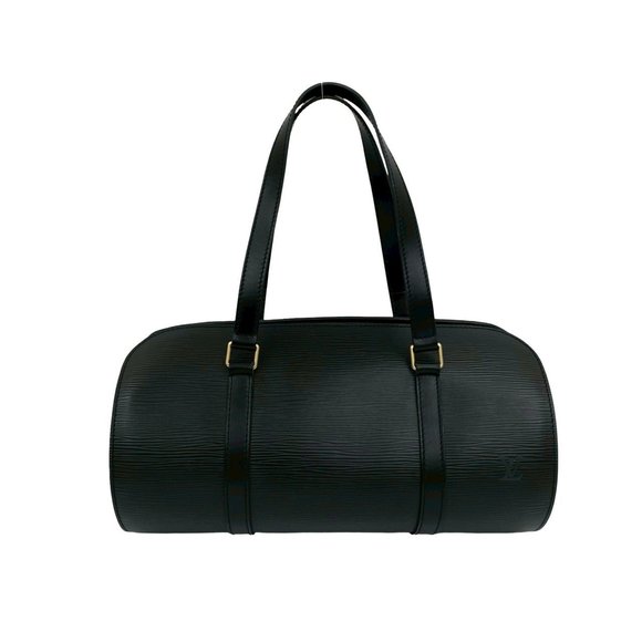 LOUIS VUITTON Black Leather Boston Bag - Picture 1 of 9